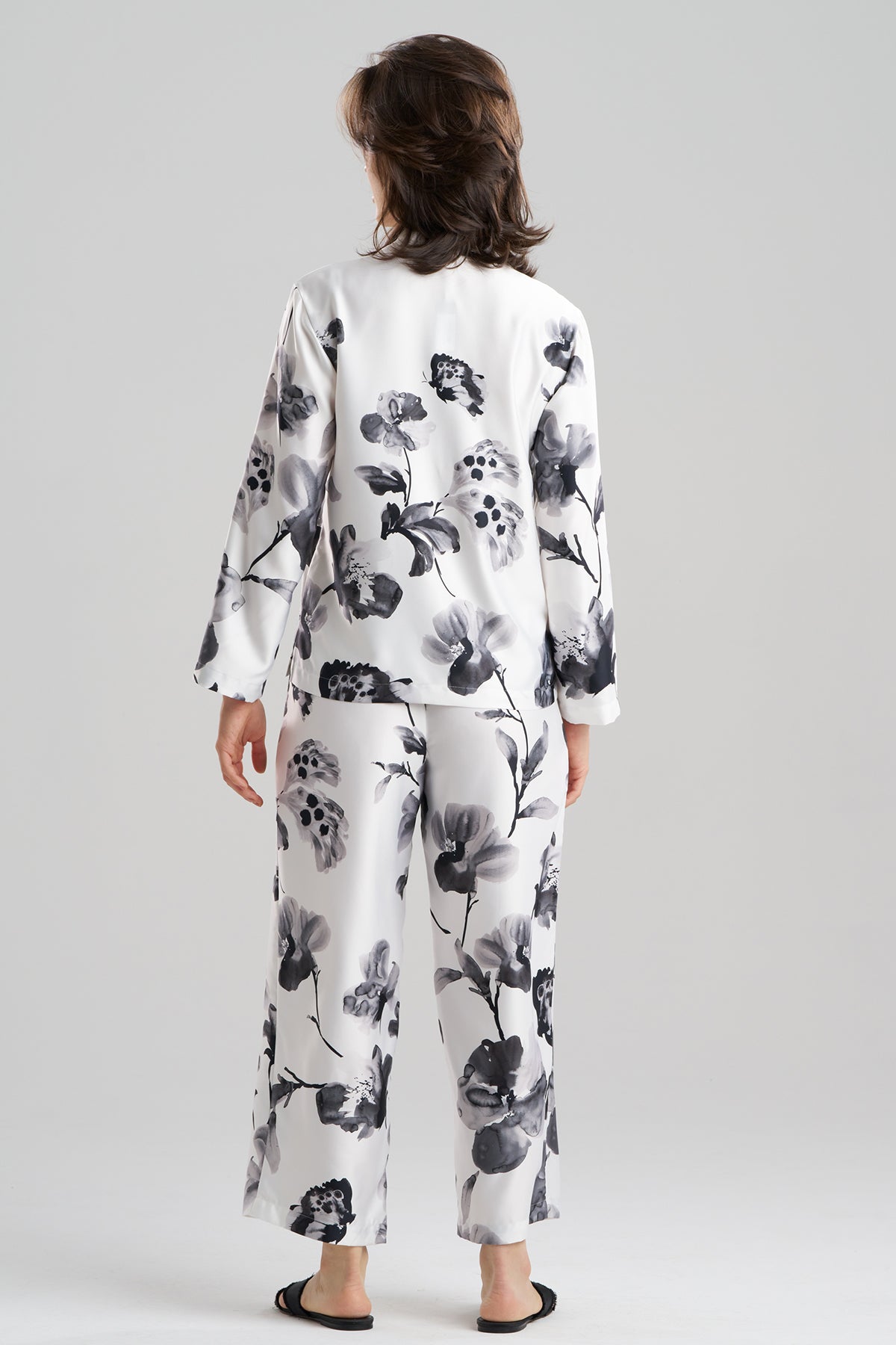 Aurelia Charmeuse Notch PJ Set Warm White