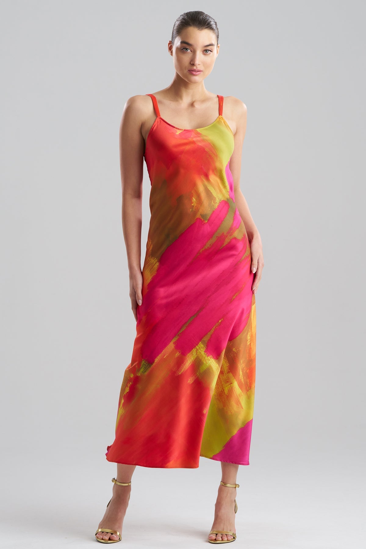 Soleil Slip Dress Multi