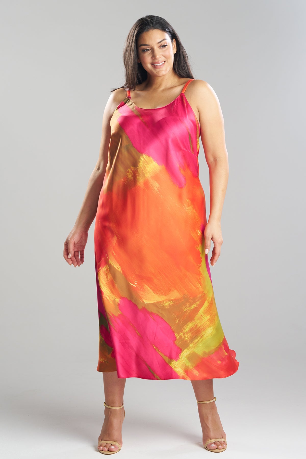Soleil Slip Dress Multi