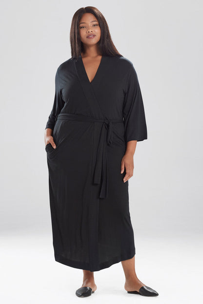 Buy Shangri-La TENCEL™ Robe in Black Online Black