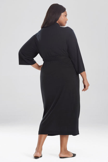 Buy Shangri-La TENCEL™ Robe in Black Online Black