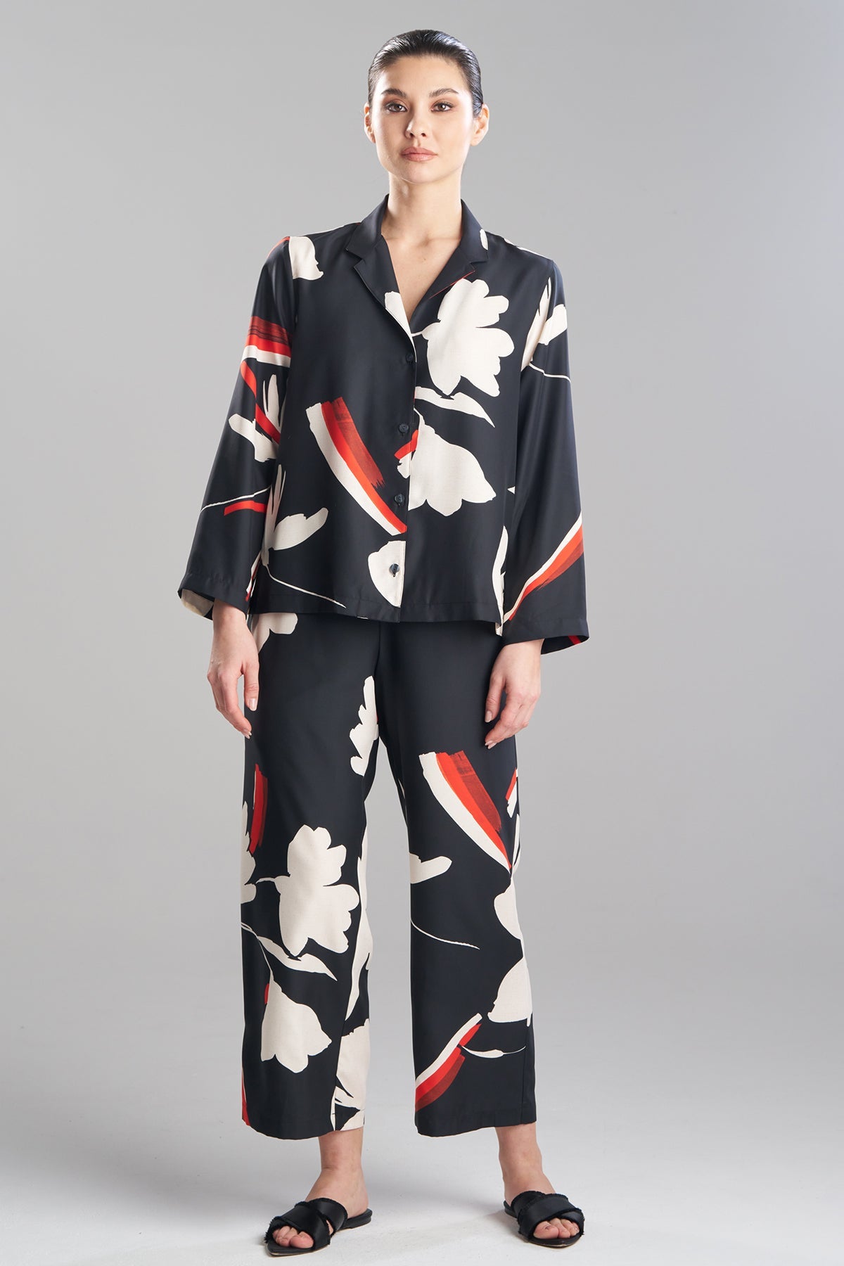 Kami Notch PJ Set Black