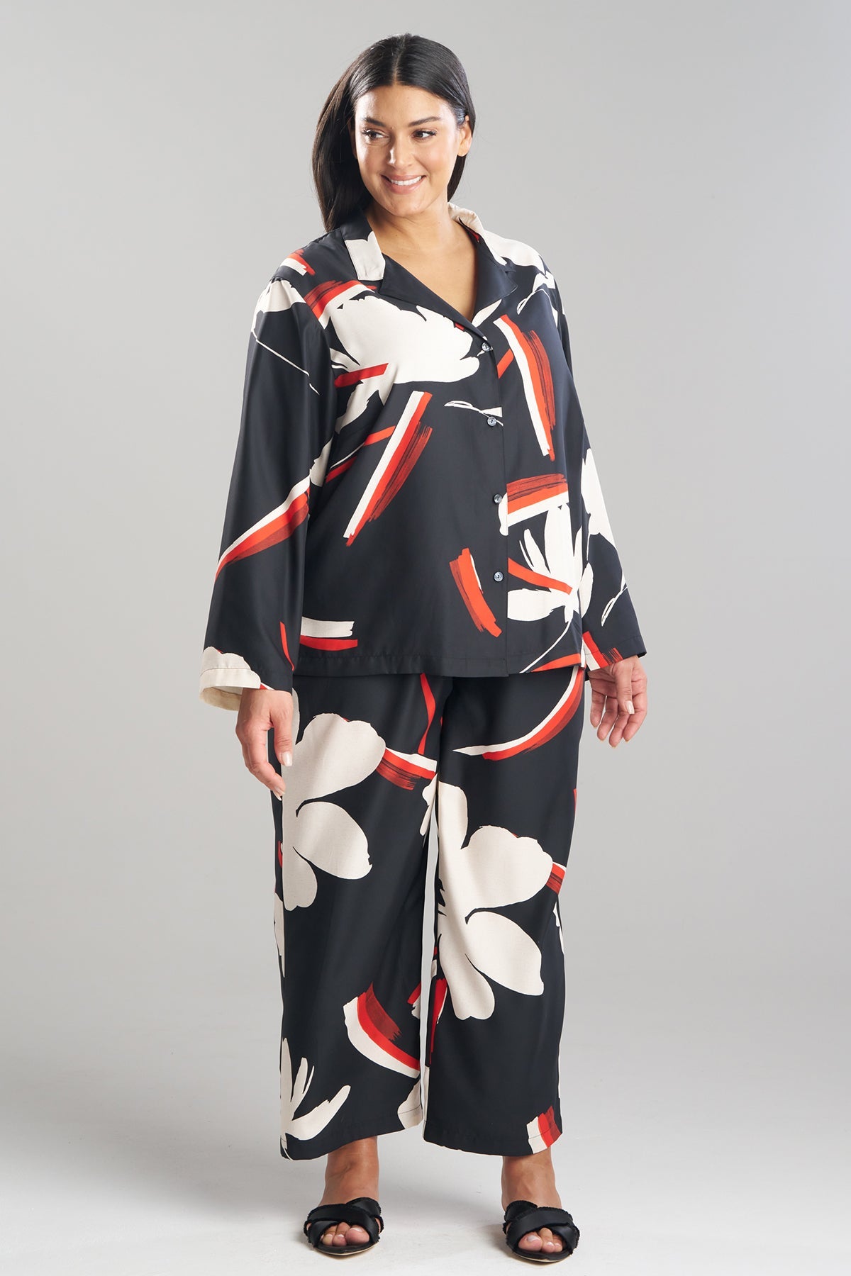 Kami Notch PJ Set Black