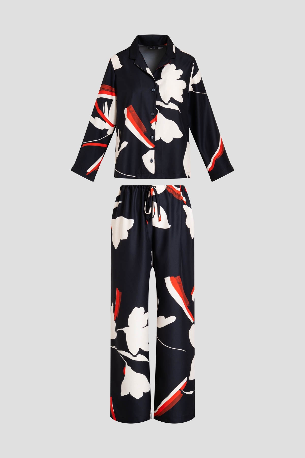 Kami Notch PJ Set Black