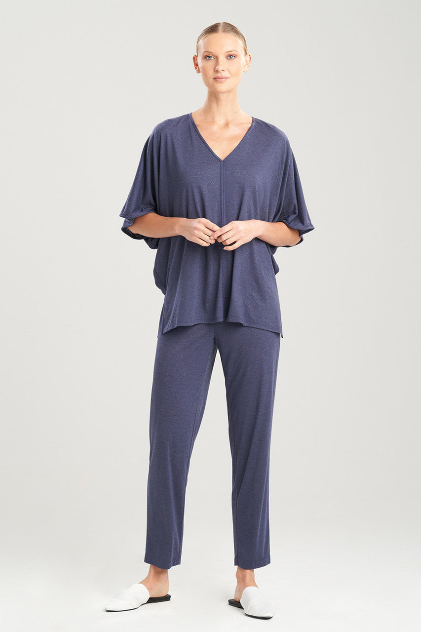 Buy Shangri-La Caftan PJ in Heather Night Blue Online Heather Night Blue