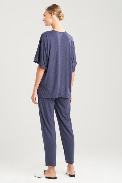 Buy Shangri-La Caftan PJ in Heather Night Blue Online Heather Night Blue