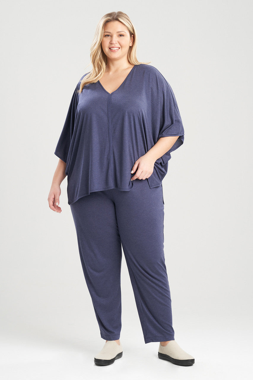 Buy Shangri-La Caftan PJ in Heather Night Blue Online Heather Night Blue