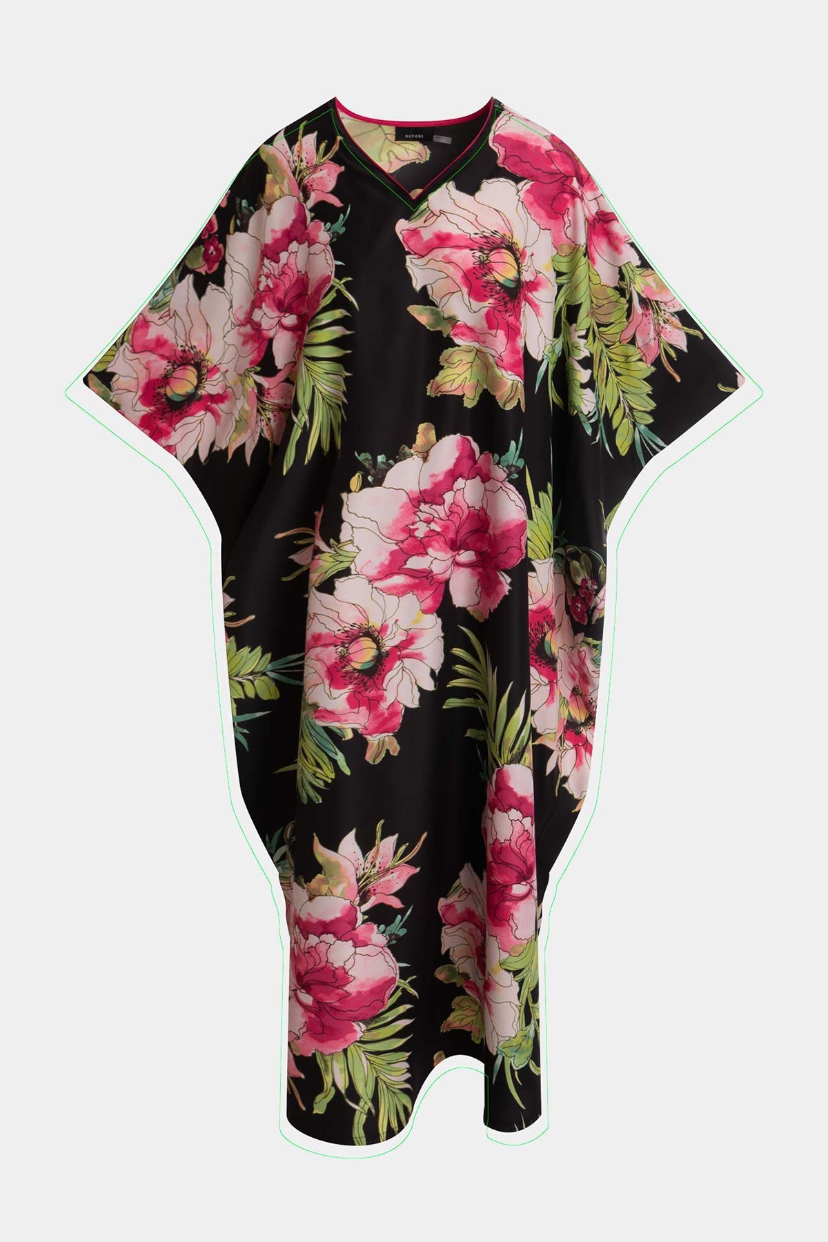 Sonomi Wedge Caftan Black Multi
