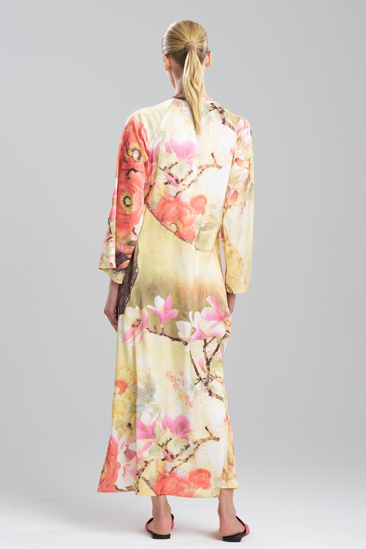 Floral Garden Zip Caftan Golden Hour