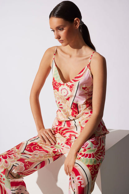Medallion Cami PJ Pink