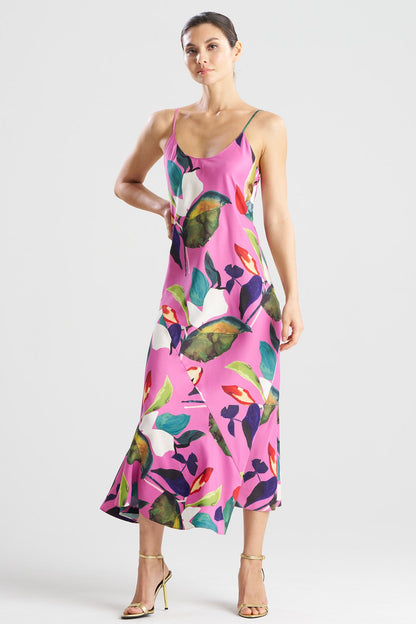 Daido Slip Dress Magenta
