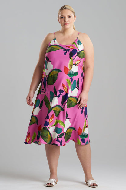Daido Slip Dress Magenta