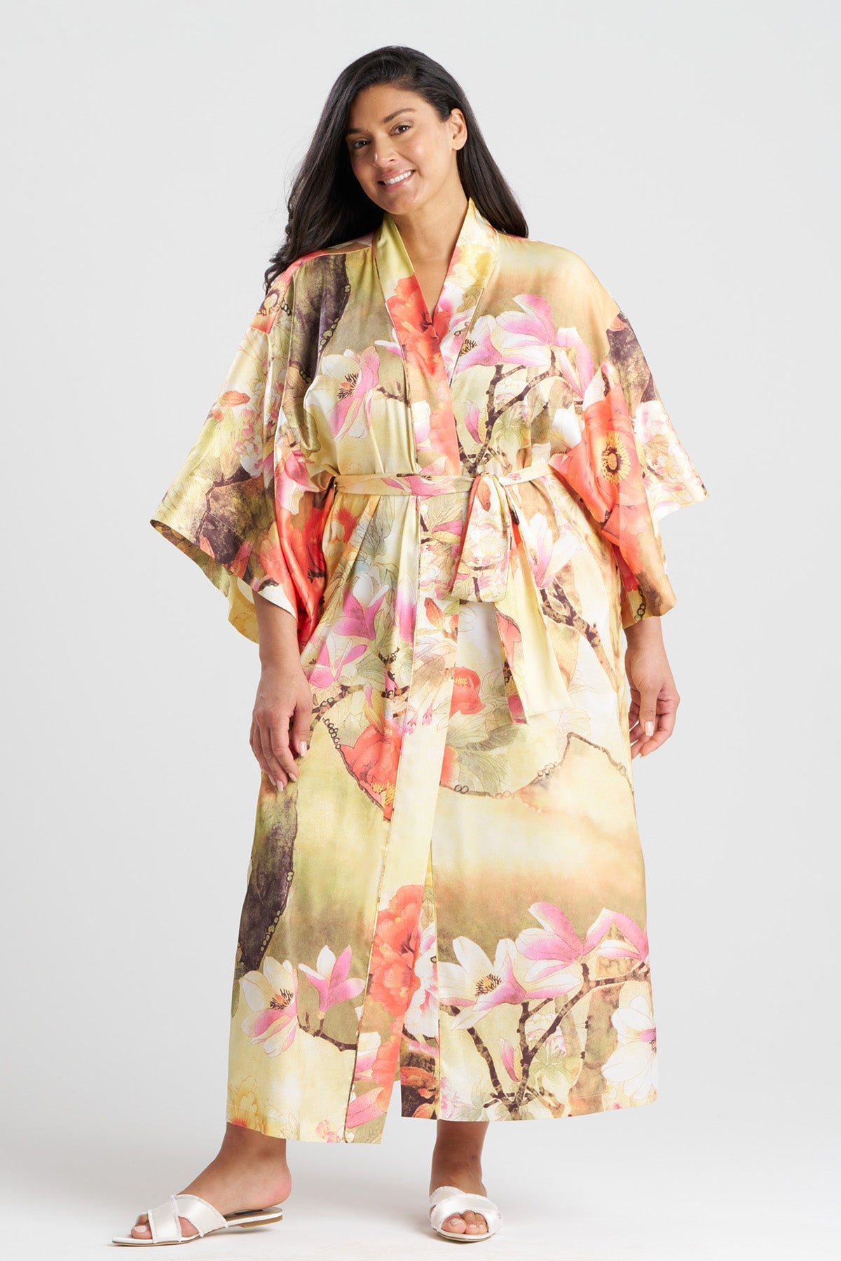 Floral Garden Robe Golden Hour