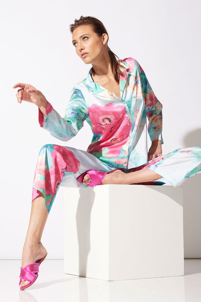 Floral Garden Notch PJ Blue Multi