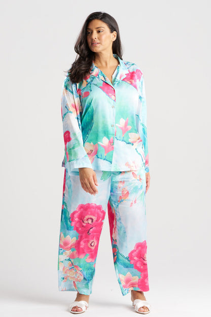 Floral Garden Notch PJ Blue Multi