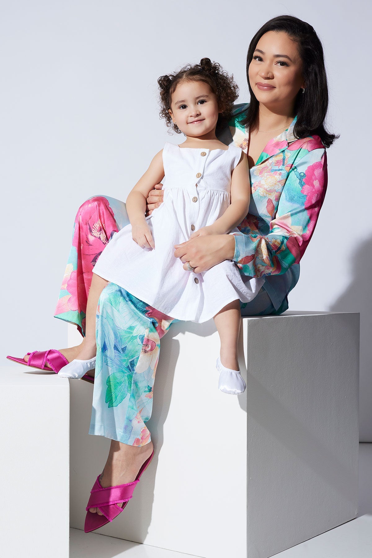 Floral Garden Notch PJ Blue Multi