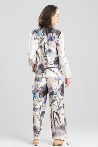 Hiyaku Printed Charmeuse Notch PJ Multi