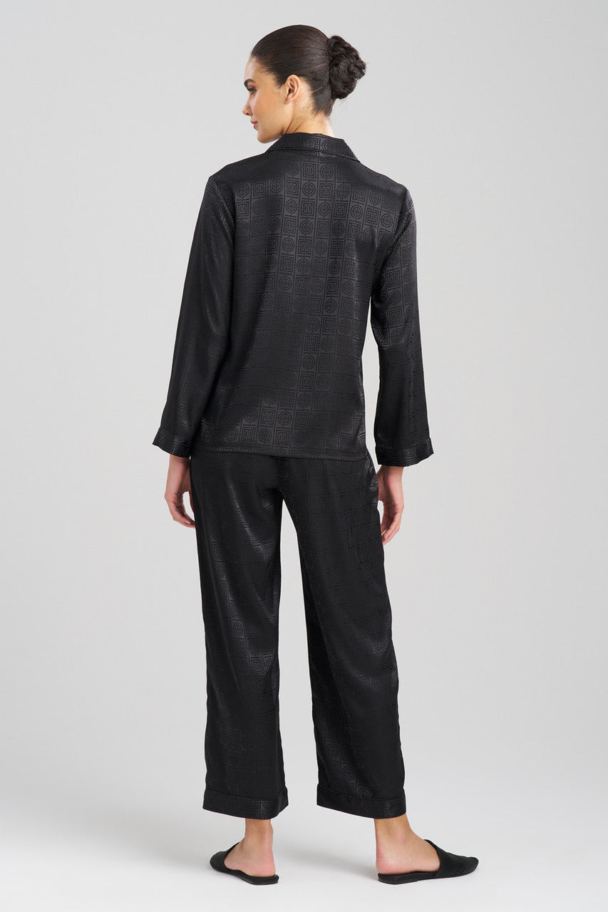 Buy Infinity Jacquard PJ in Black Online Black
