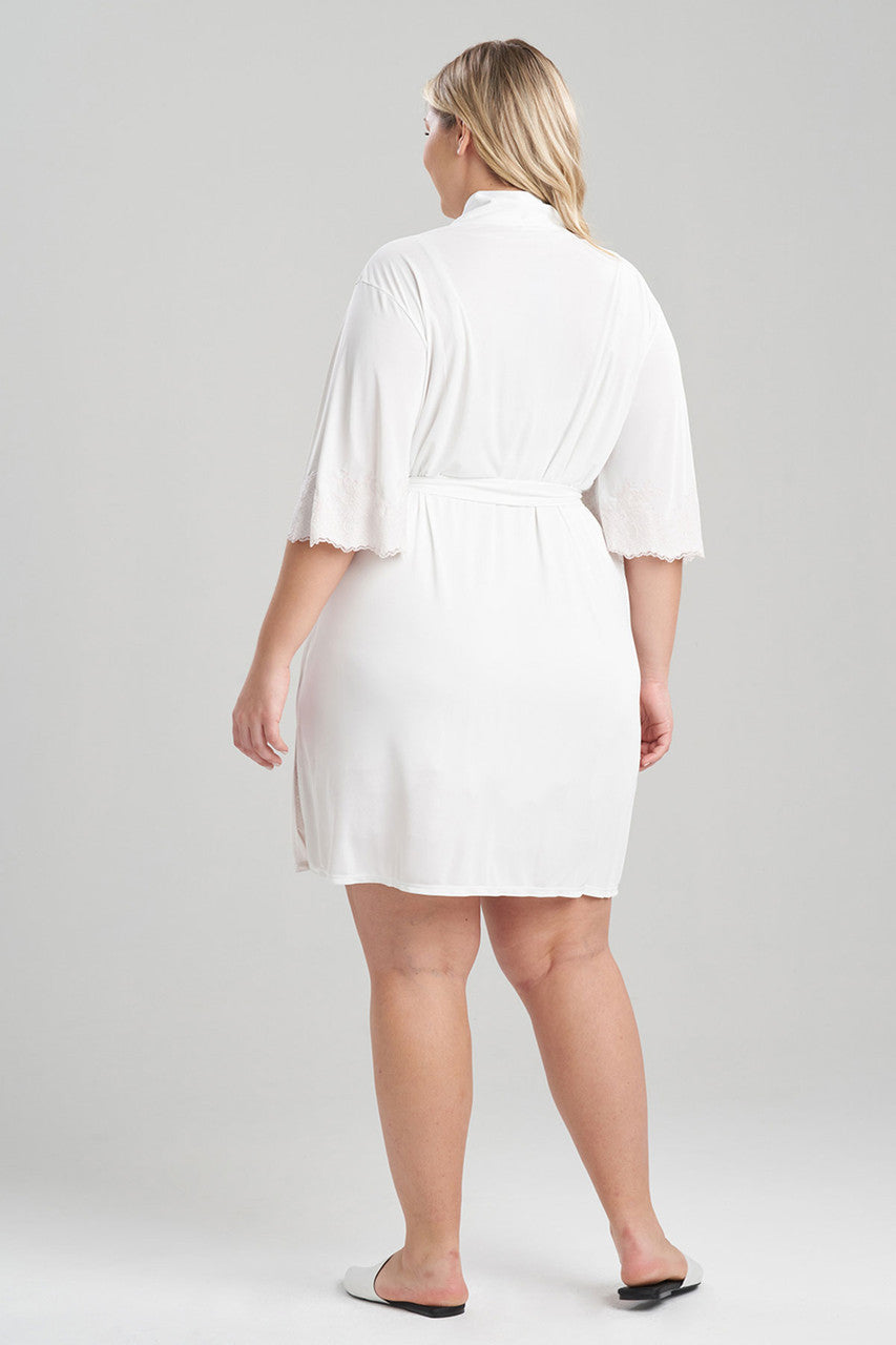 Buy Enchant Wrap With Lace in Ivory/Shell Pink Online Ivory/Shell Pink