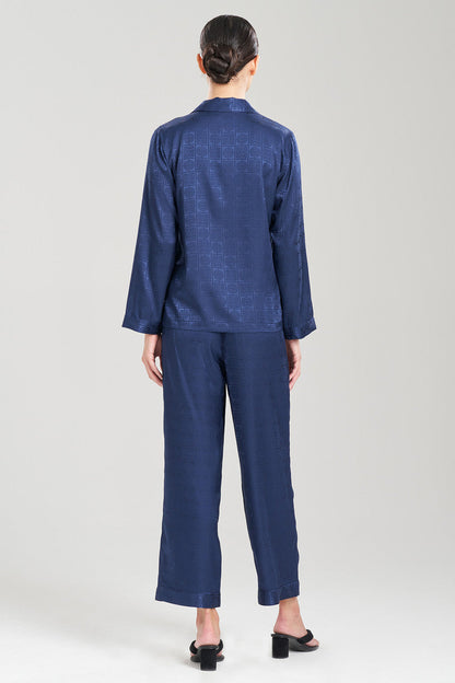 Buy Infinity Jacquard PJ in Midnight Heather Navy Online Midnight Heather Navy