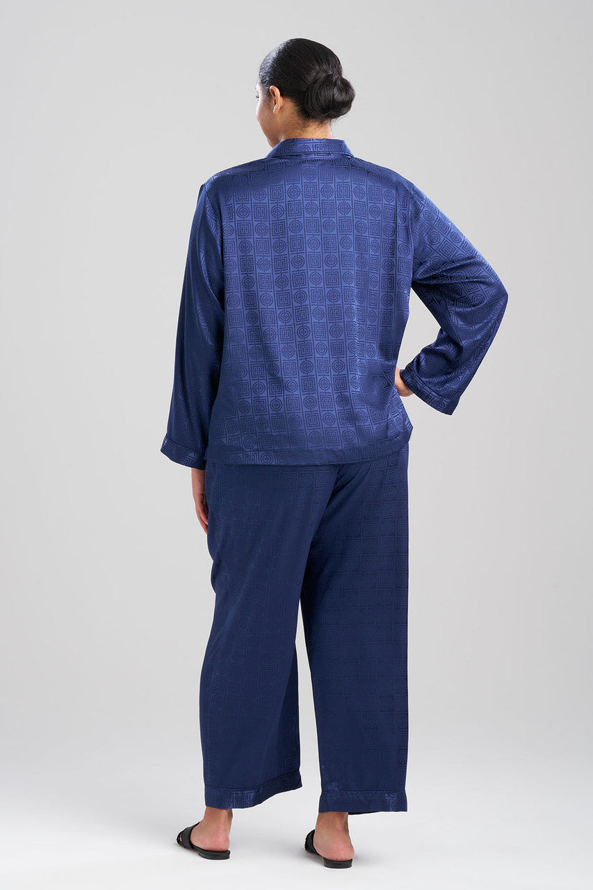 Buy Infinity Jacquard PJ in Midnight Heather Navy Online Midnight Heather Navy