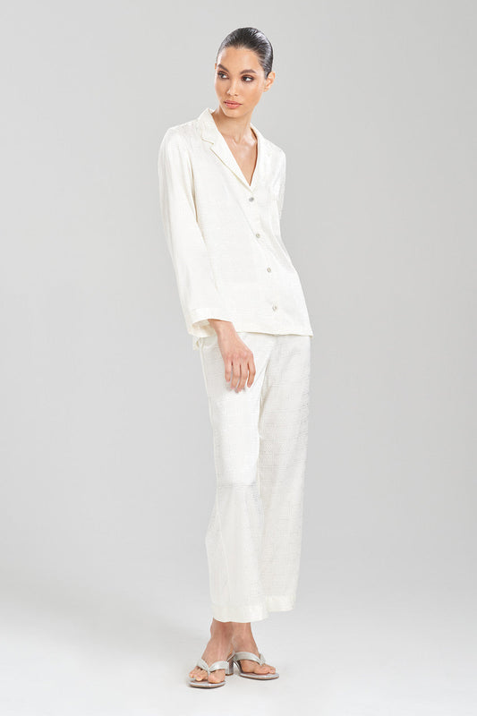 Buy Infinity Jacquard PJ in Ivory Online Ivory