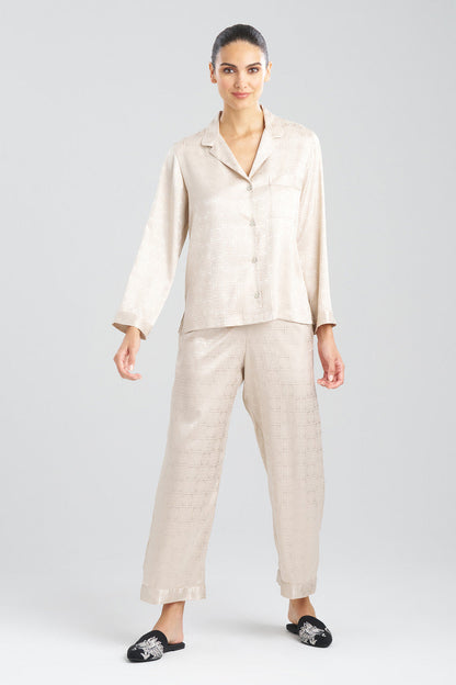 Buy Infinity Jacquard PJ in Sand Taupe Online Sand Taupe