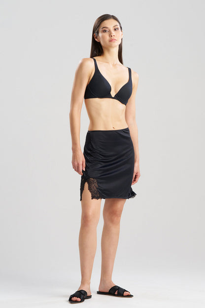 Buy Body Doubles Lace Applique Half Slip in Black Online Black