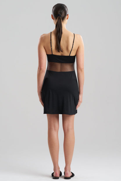 Gisele Mesh Chemise Black