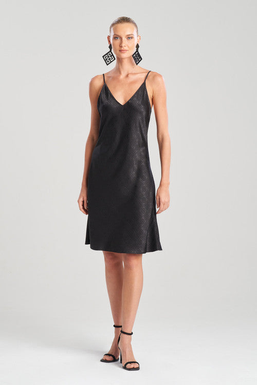 Buy Infinity Jacquard Slip in Black Online Black