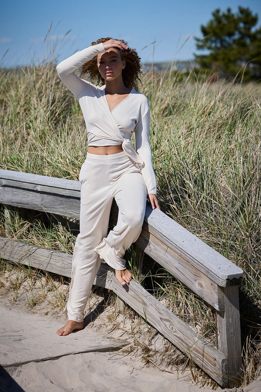 Bliss Essentials Wide Leg Pants Wheat