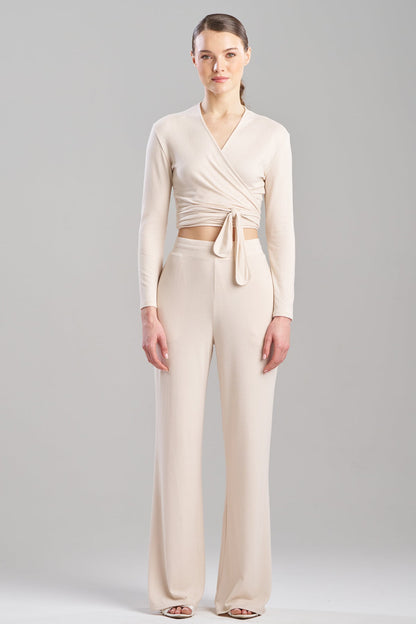 Bliss Essentials Wide Leg Pants Wheat