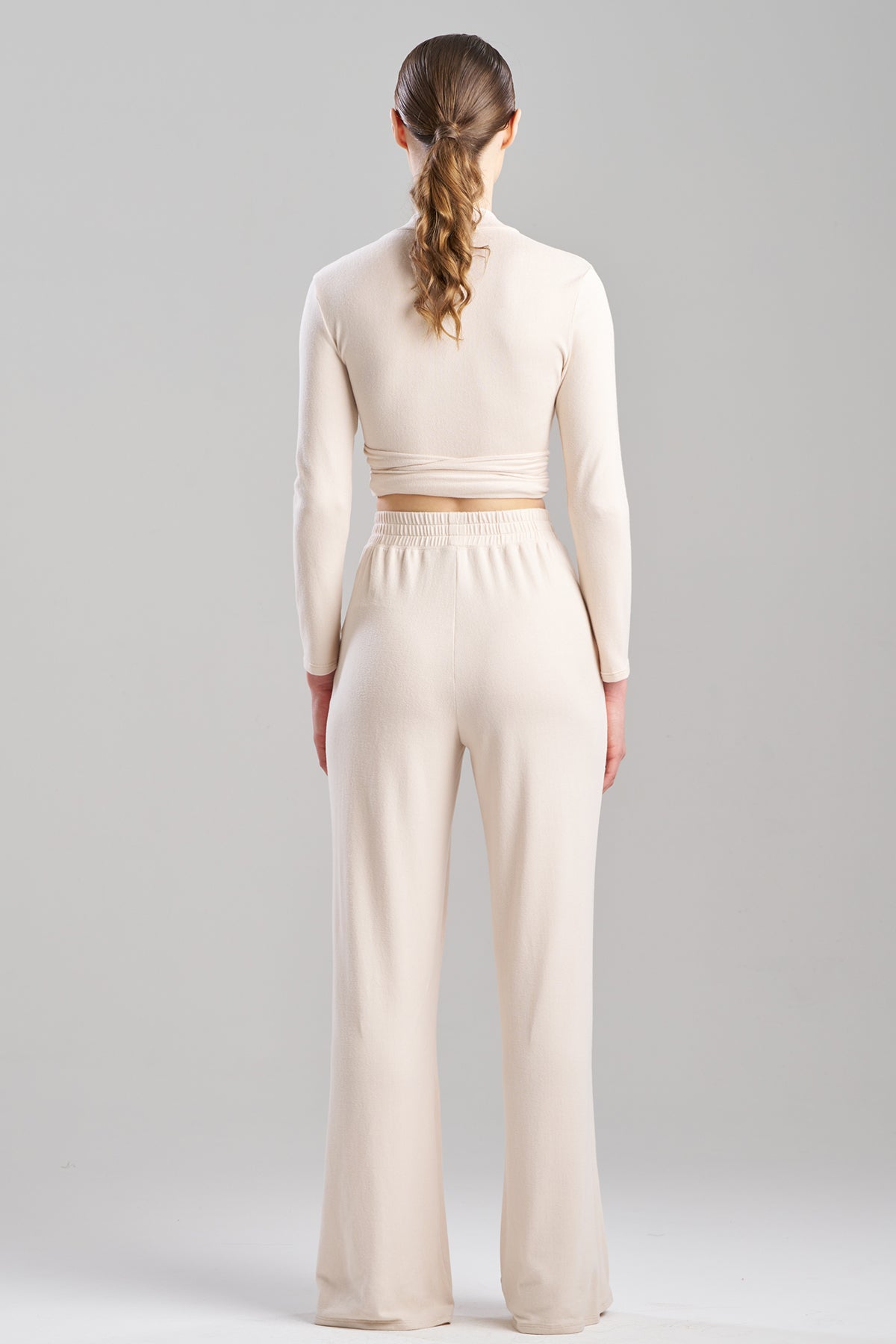 Bliss Essentials Wide Leg Pants Wheat