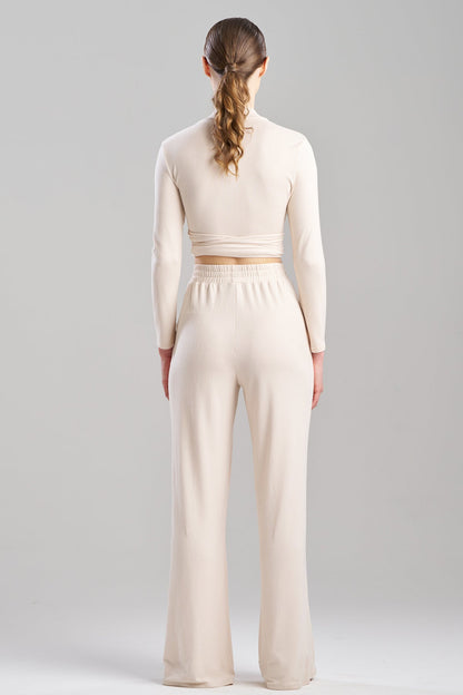Bliss Essentials Wide Leg Pants Wheat