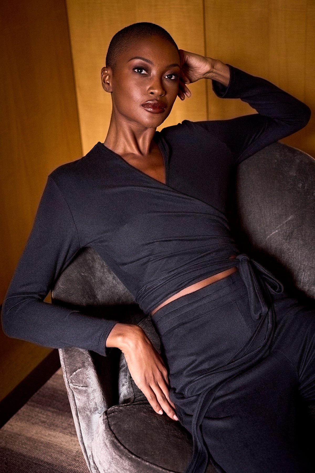 Bliss Essentials Wide Leg Pants Black