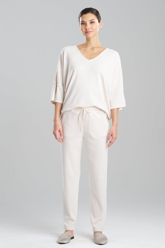 Tranquility Waffle Tapered Pants White Opal