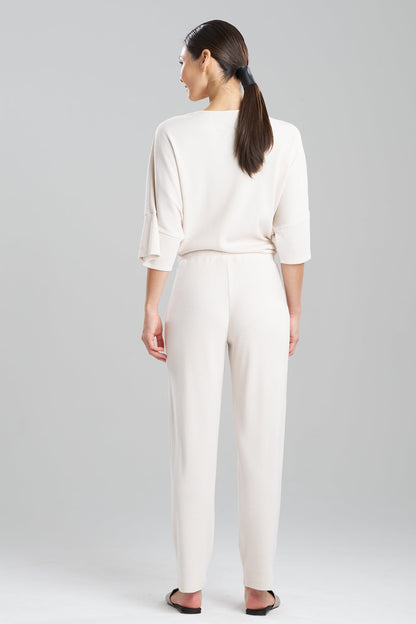 Tranquility Waffle Tapered Pants White Opal