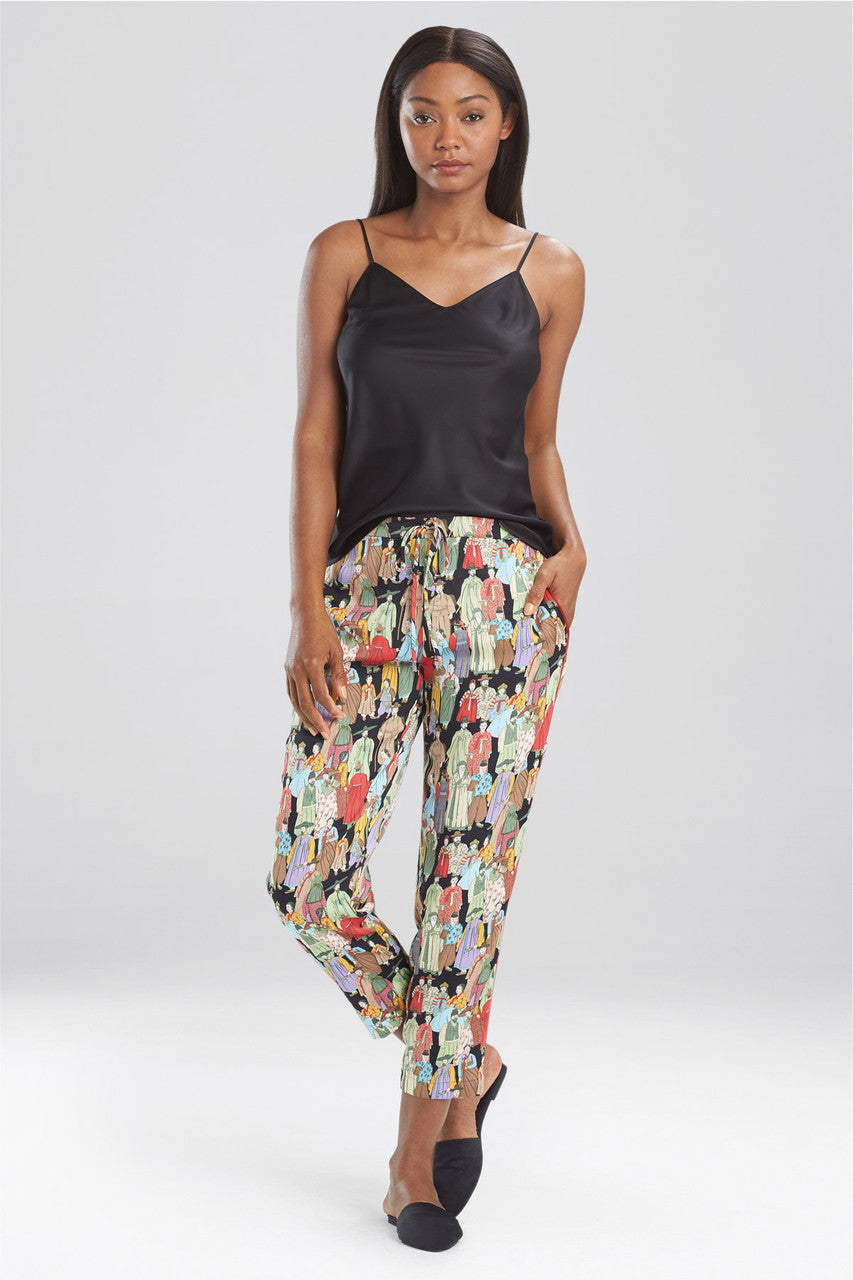 Buy Dynasty Cropped Pants in Black Online Black