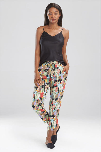 Buy Dynasty Cropped Pants in Black Online Black