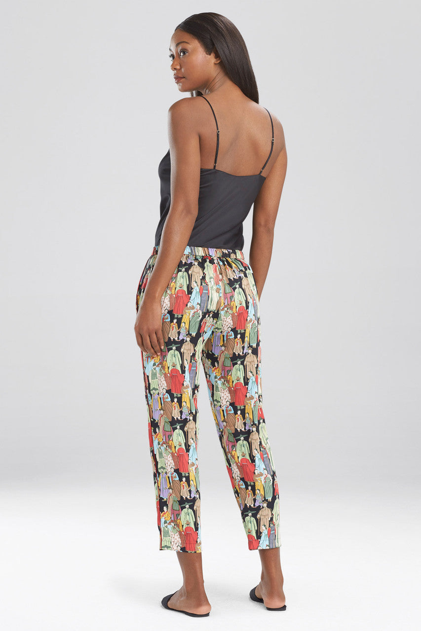 Buy Dynasty Cropped Pants in Black Online Black