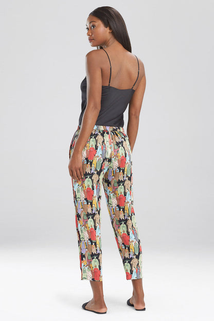 Buy Dynasty Cropped Pants in Black Online Black