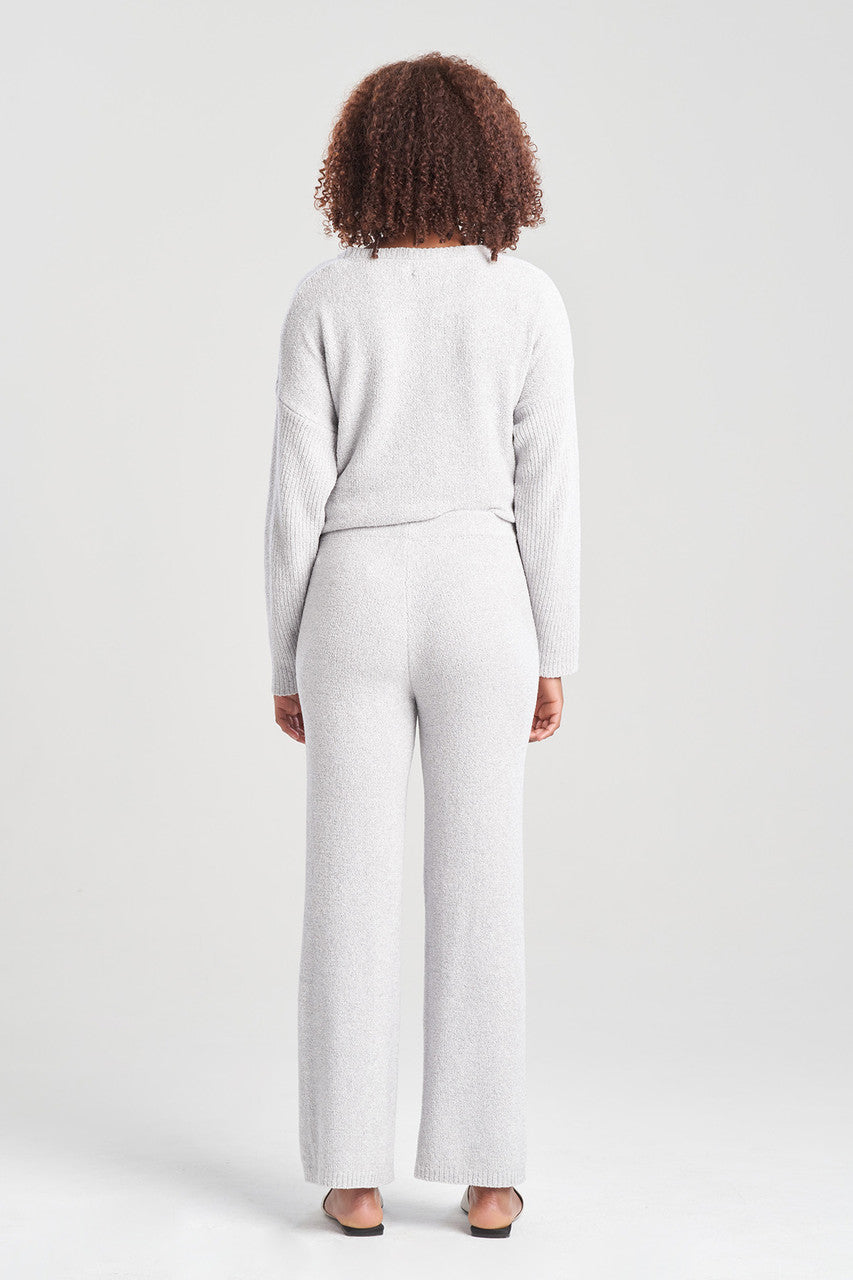 Buy Aura Heather Chenille Straight Leg Pants in Dove Grey Online Dove Grey
