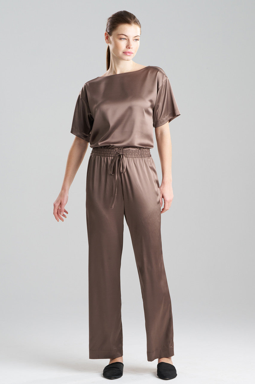 Buy Glamour Straight Leg Pants in Taupe Online Taupe
