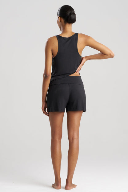 Skye Rib Ease Shorts Black