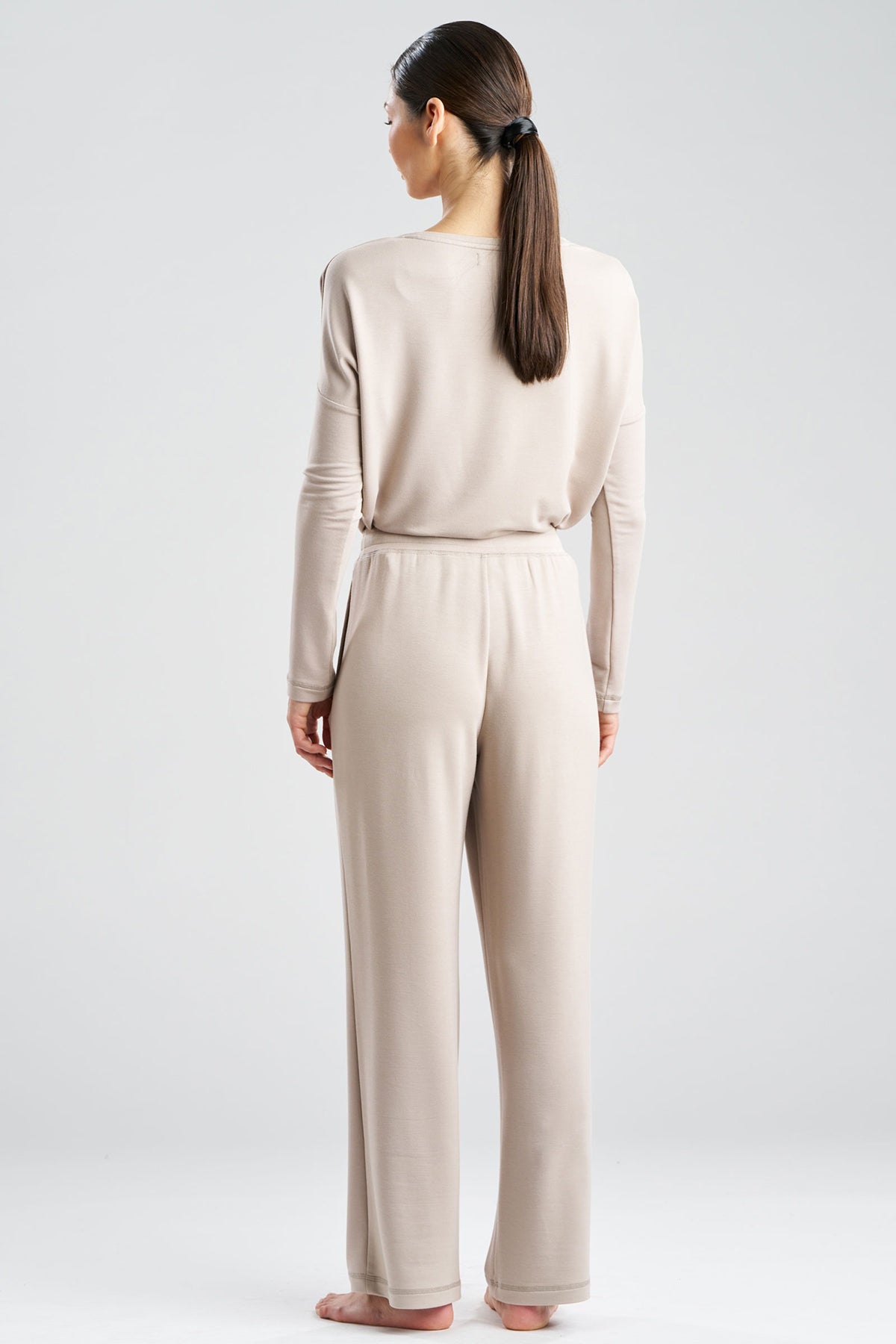 Kaia Terry Everywhere Straight Leg Pants Amaretto