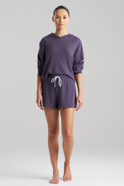 Mila Waffle Everywhere Shorts Twilight Blue