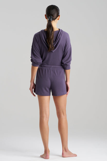 Mila Waffle Everywhere Shorts Twilight Blue