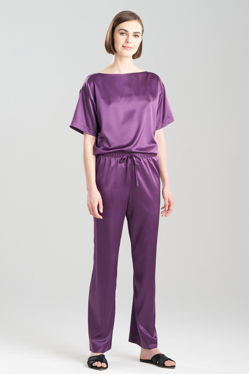 Buy Glamour Straight Leg Pants in Imperial Purple Online Imperial Purple