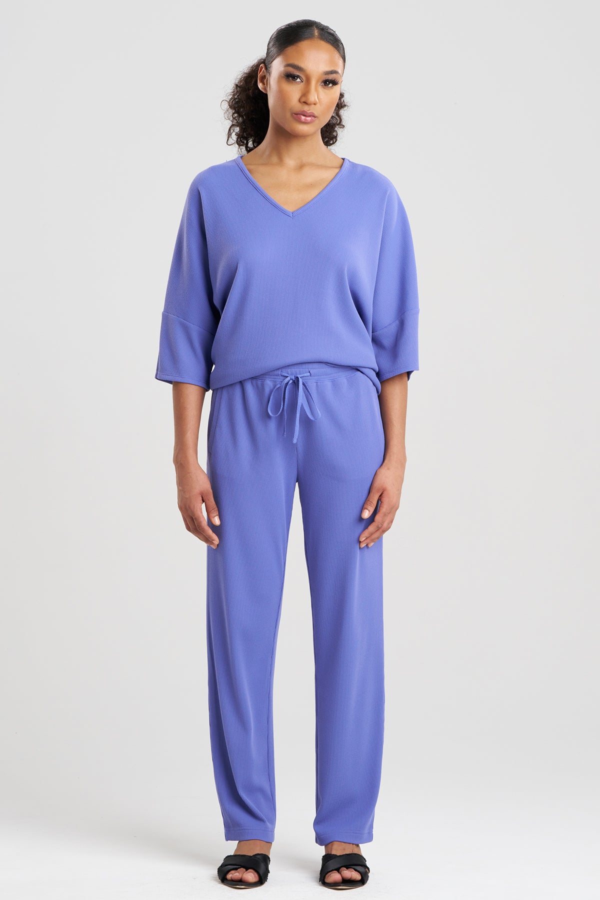 Tranquility Waffle Tapered Pants Windy Blue