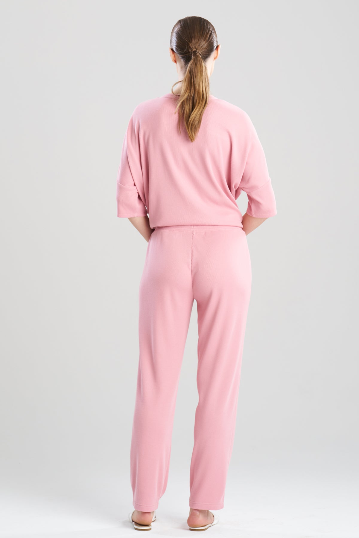 Tranquility Waffle Tapered Pants Rose
